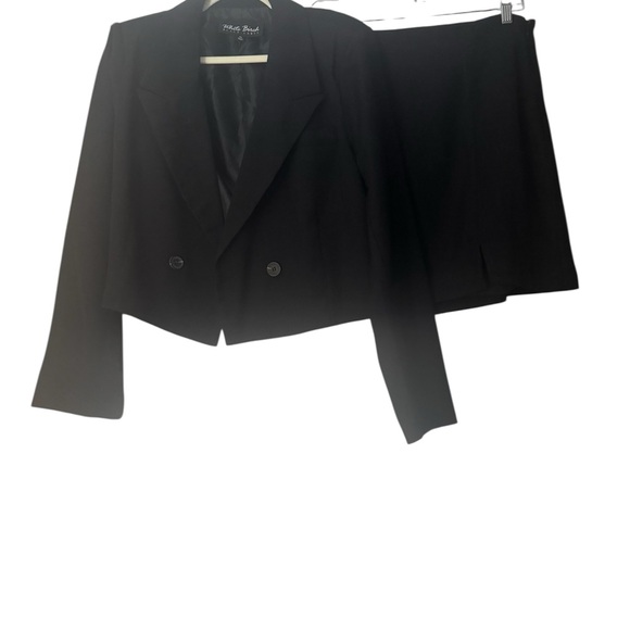 White Birch Black Label cropped Blazer and Short Skirt Size XL NWOT - Picture 3 of 16
